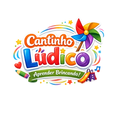 Logo da loja Cantinho. Ludico /Prô Simone