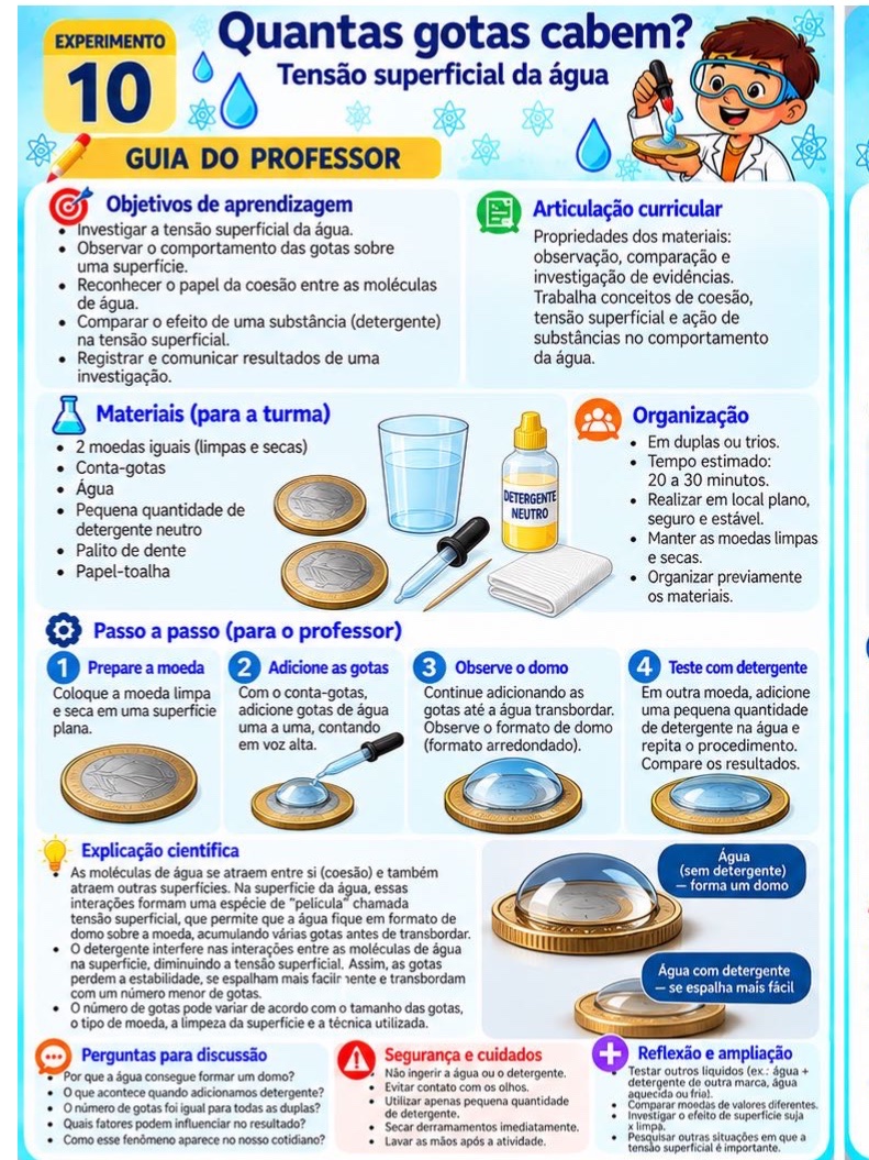 10 Aulas Práticas de Ciências para o Ensino Fundamental – Módulo 1 — amostra 7: 10 aulas práticas de Ciências com guia do…