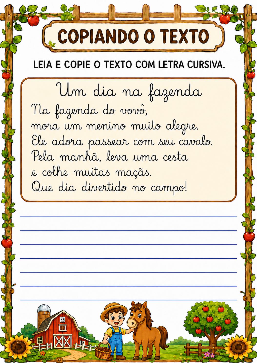 10 Histórias Infantis Ditado, Cópia e Interpretação — amostra 2: Coletânea em PDF com 10 histórias, ditado ilustrado, cópia… 10 Histórias Infantis Ditado, Cópia e Interpretação — amostra 2: Coletânea em PDF com 10 histórias, ditado ilustrado, cópia…
