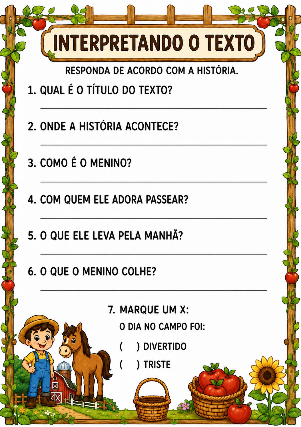 10 Histórias Infantis Ditado, Cópia e Interpretação — amostra 3: Coletânea em PDF com 10 histórias, ditado ilustrado, cópia… 10 Histórias Infantis Ditado, Cópia e Interpretação — amostra 3: Coletânea em PDF com 10 histórias, ditado ilustrado, cópia…