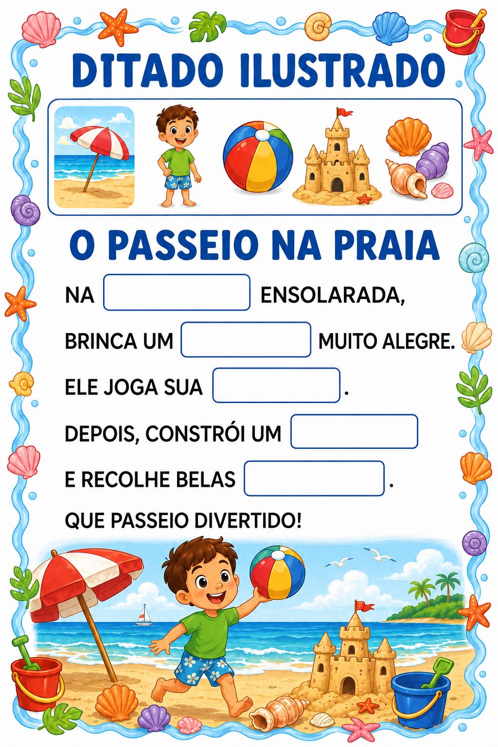 10 Histórias Infantis Ditado, Cópia e Interpretação — amostra 5: Coletânea em PDF com 10 histórias, ditado ilustrado, cópia… 10 Histórias Infantis Ditado, Cópia e Interpretação — amostra 5: Coletânea em PDF com 10 histórias, ditado ilustrado, cópia…