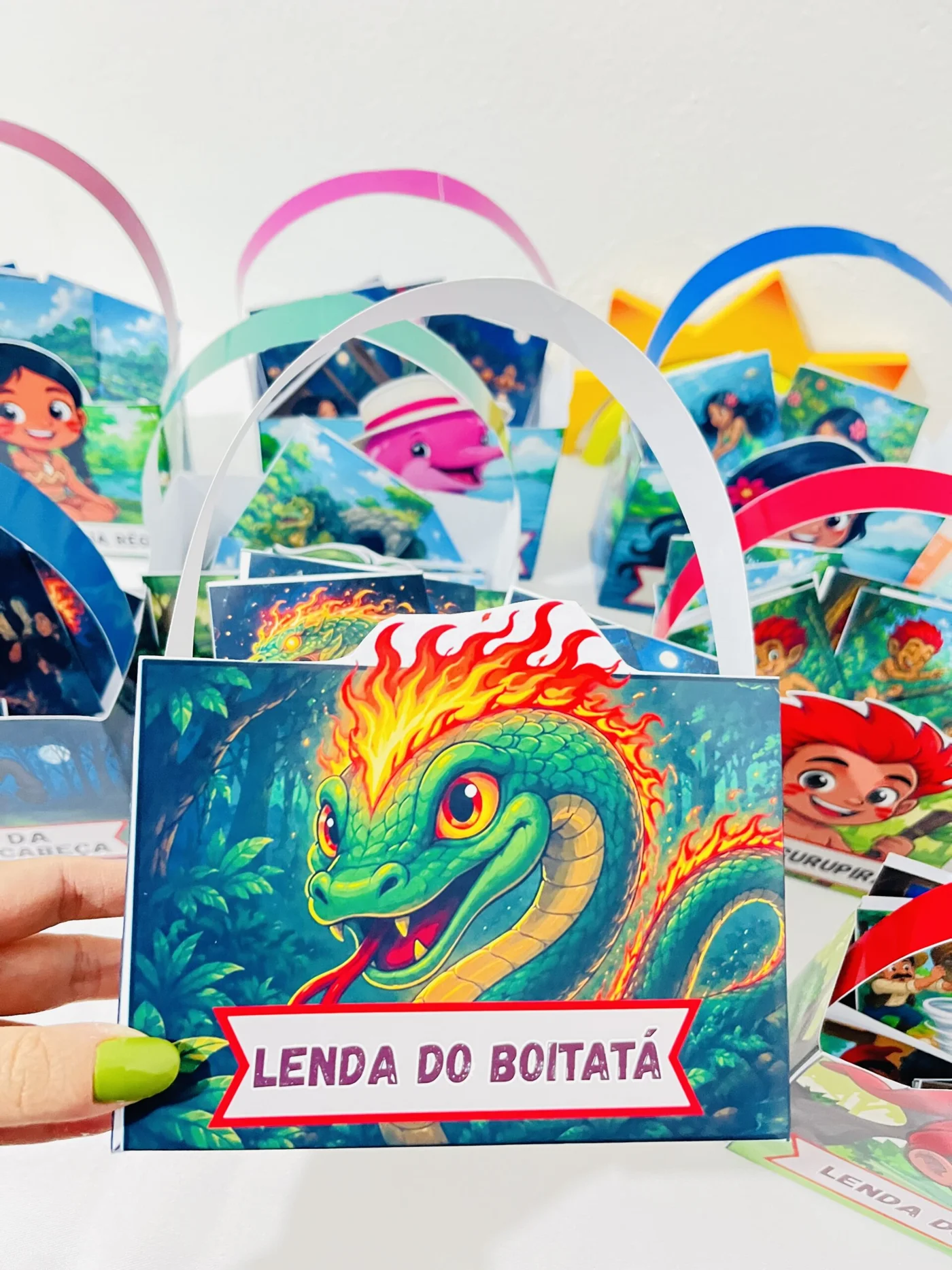 10 Lendas do Folclore – Sacolas Teatrais para Contação de Histórias | PDF para Imprimir — amostra 2: 10 Lendas do Folclore…