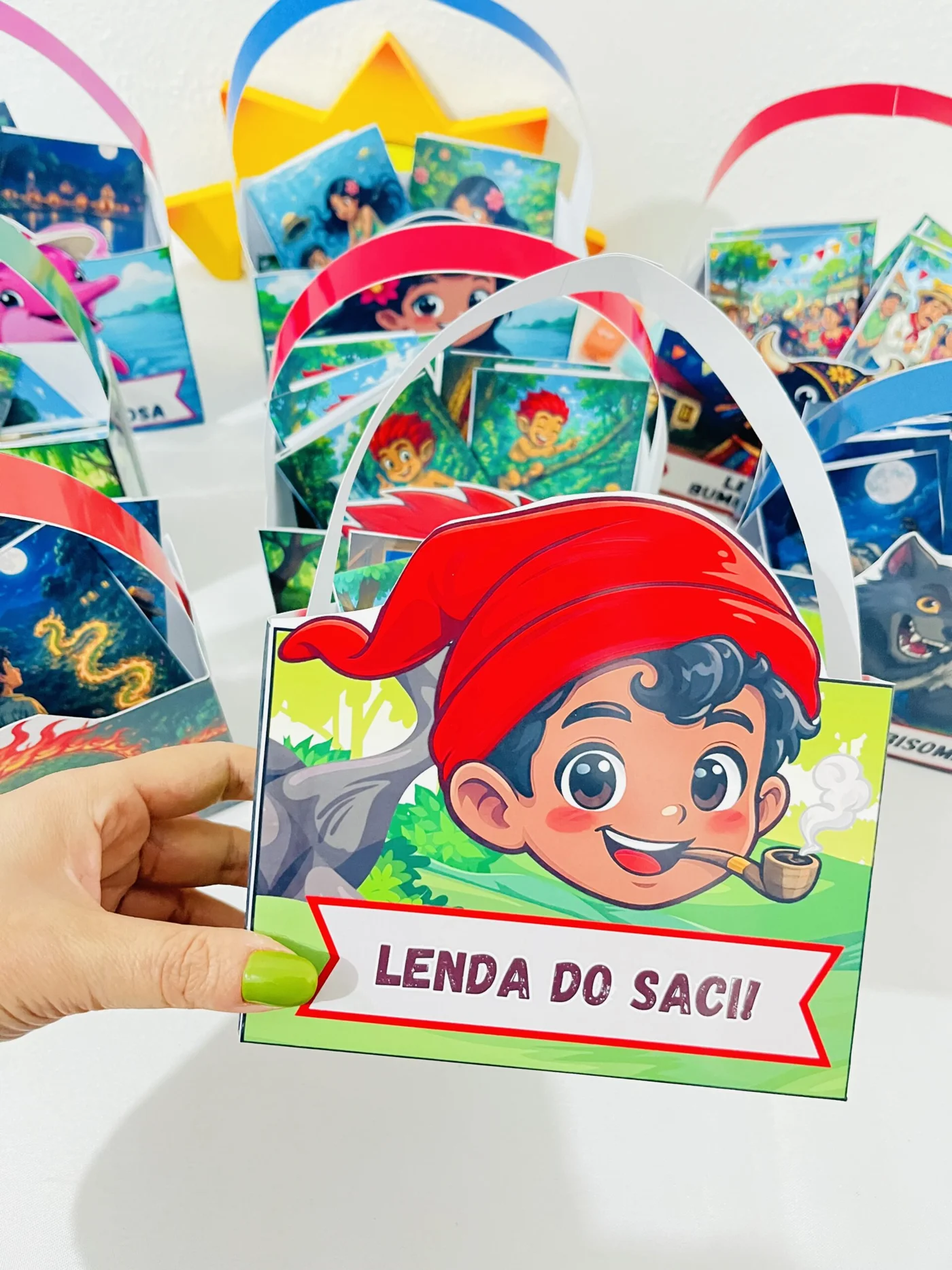 10 Lendas do Folclore – Sacolas Teatrais para Contação de Histórias | PDF para Imprimir — amostra 3: 10 Lendas do Folclore…
