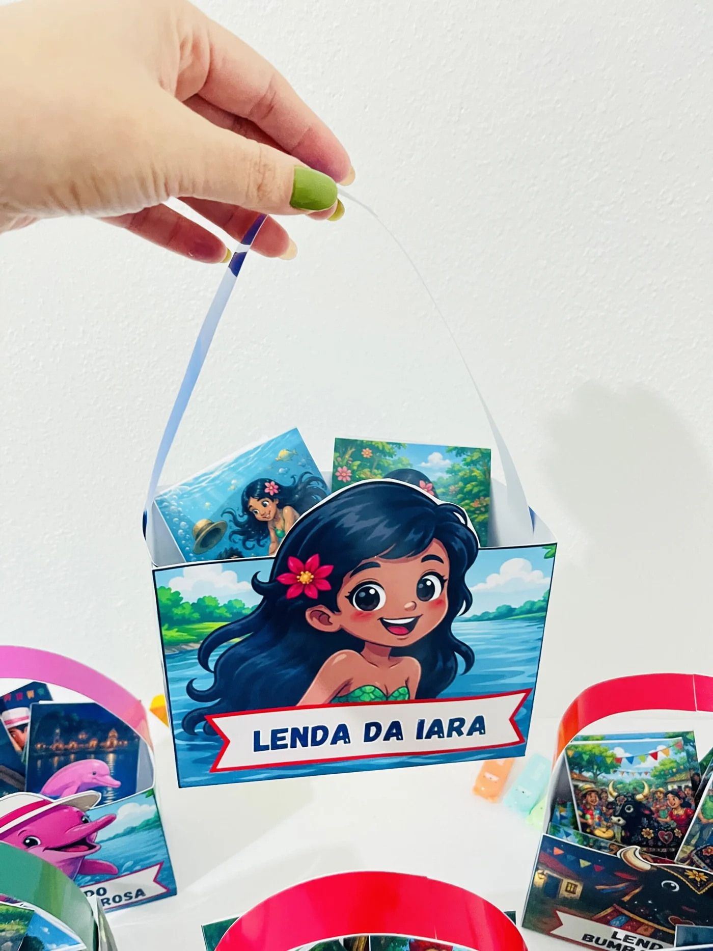 10 Lendas do Folclore – Sacolas Teatrais para Contação de Histórias | PDF para Imprimir — amostra 5: 10 Lendas do Folclore…
