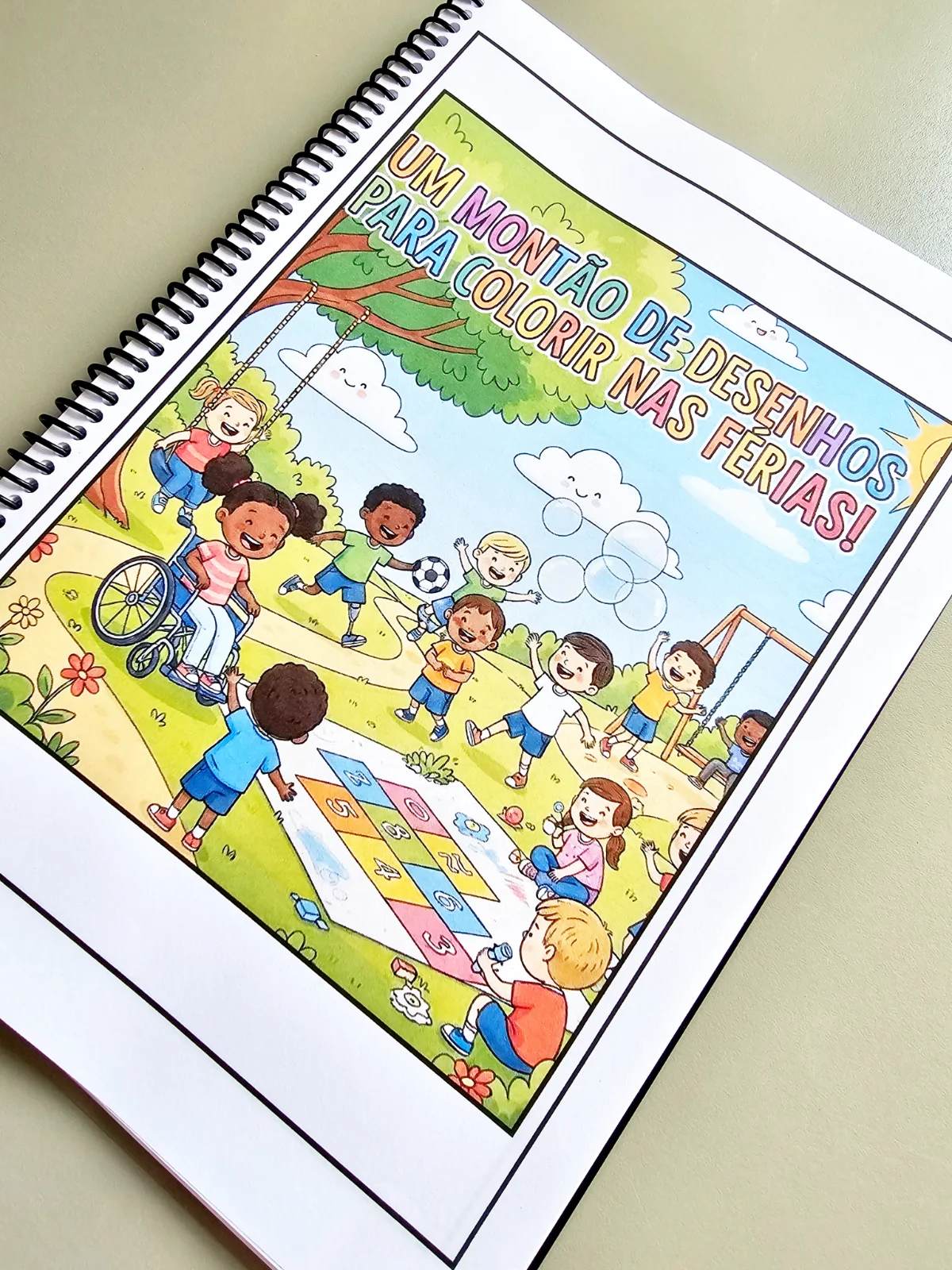100 Desenhos para Colorir – Atividades Lúdicas e Criativas — capa do material