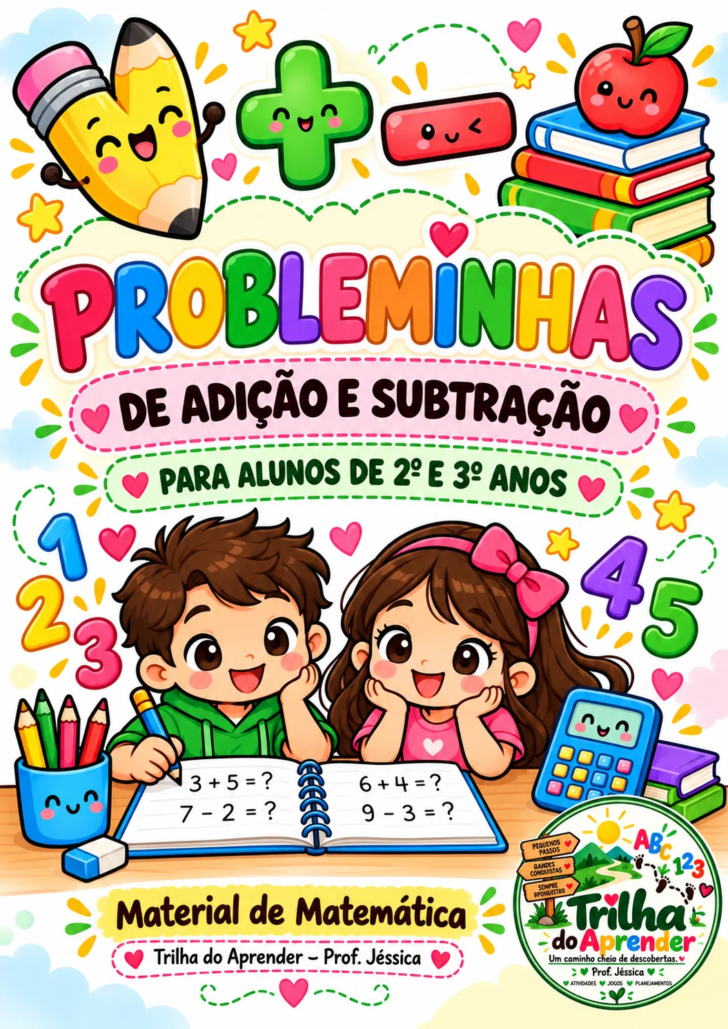 120 Problemas de Adição e Subtração – 2º e 3º anos — amostra 1: 📚 120 PROBLEMINHAS DE ADIÇÃO E SUBTRAÇÃO – 2º E 3º ANOS
