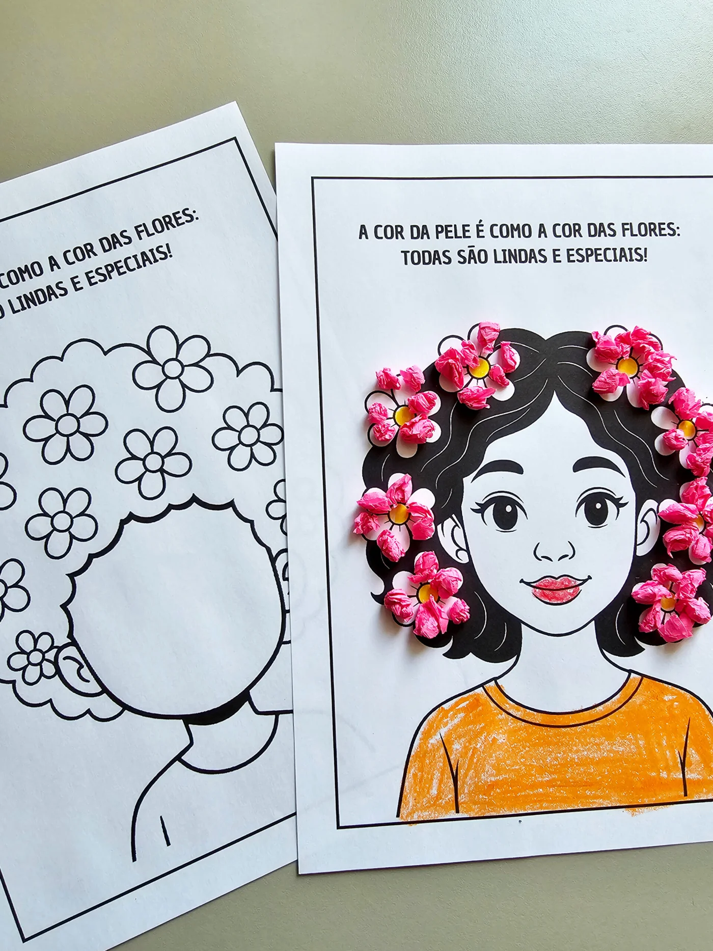 Atividade Consciência Negra — Datas comemorativas para Educação Infantil: Atividade sobre diversidade e valorização da…