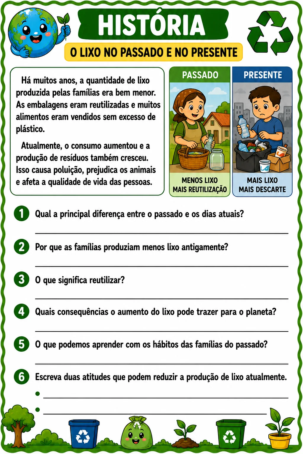 20 atividades sobre o Meio Ambiente para Ciências. — amostra 4: 20 ATIVIDADES DO MEIO AMBIENTE 1º AO 5º ANO 🌱🌎 ATIVIDADES…