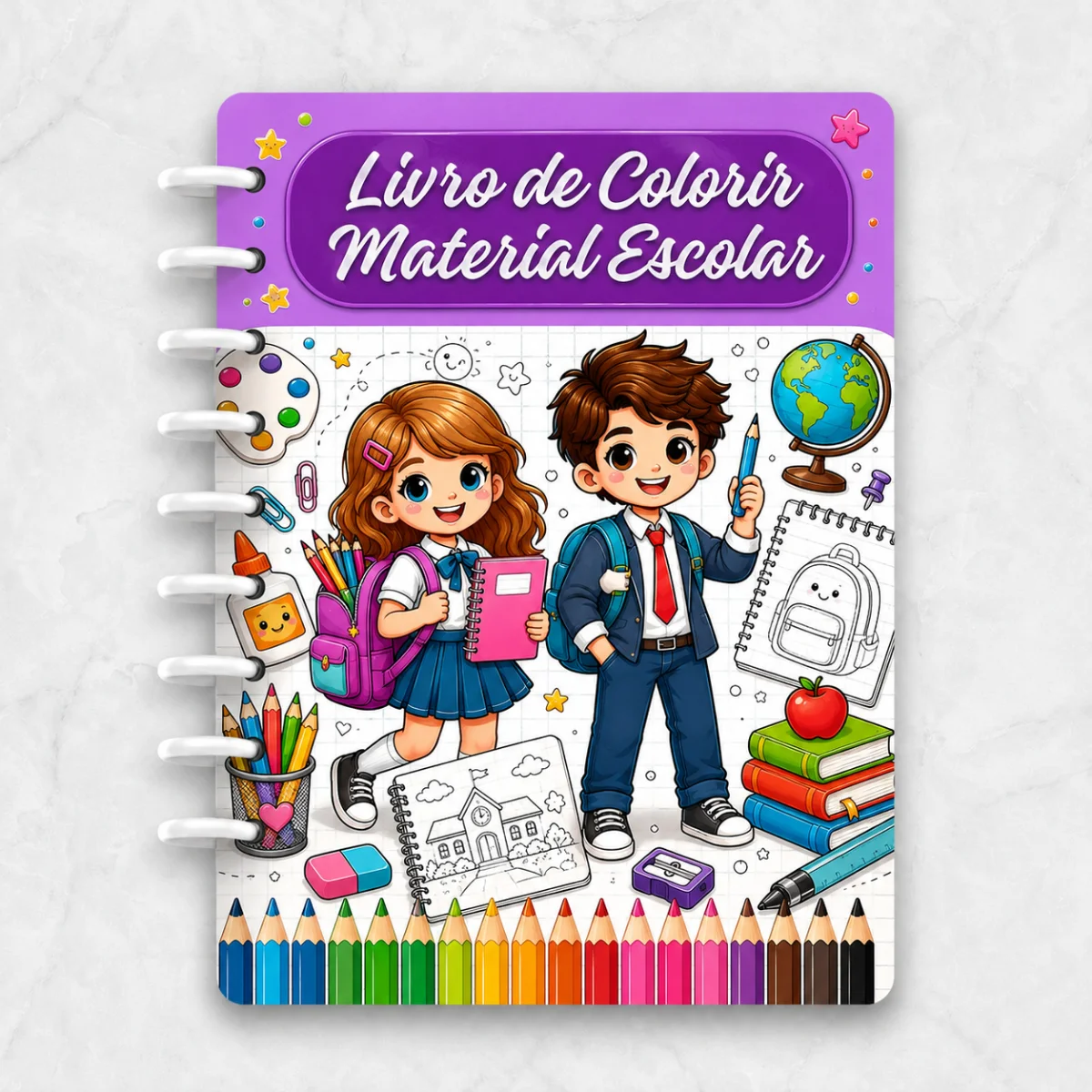 20 livros para colorir – PDF para Imprimir — amostra 3: Formato e entrega
