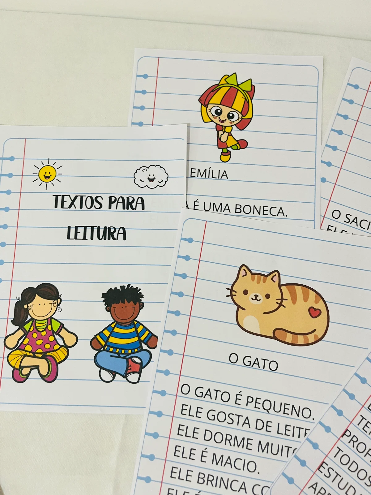 20 Textos para Alfabetização - Textos para Leitura — capa do material
