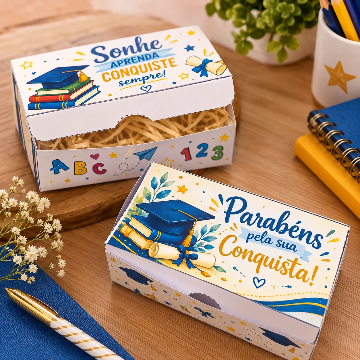 Caixinhas para Lembrancinha de Formatura - 3 lindos modelos — amostra 1: 3 Modelos de Caixinhas para Lembrancinha de…