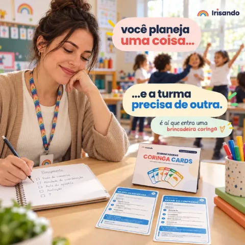 30 Brincadeiras Coringa Cards para Sala de Aula — amostra 4: Sabe aqueles dias em que você planeja uma coisa… e a turma…