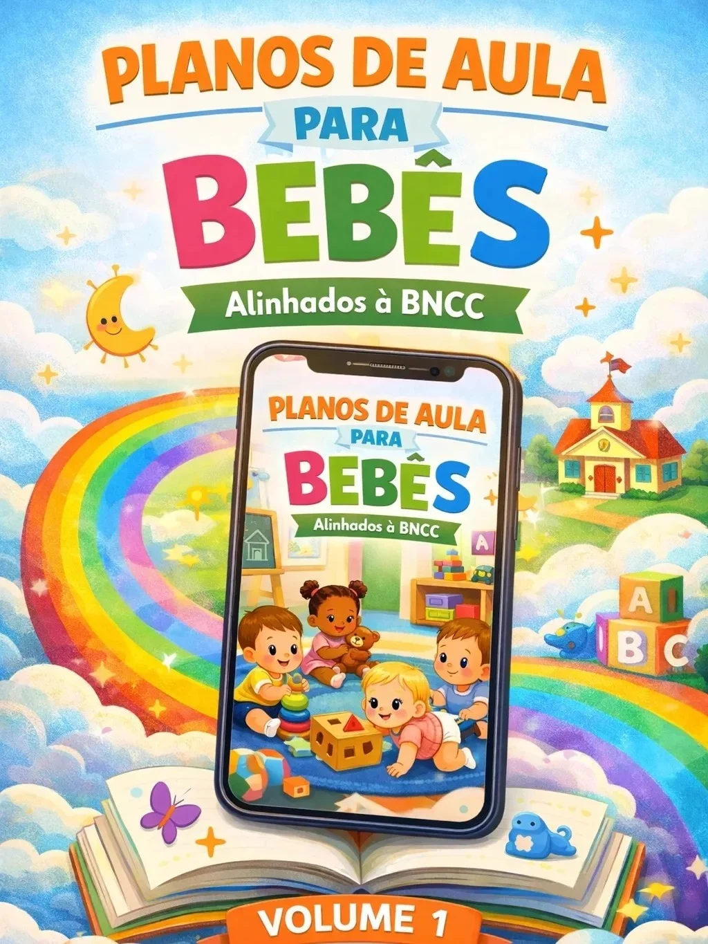 30 Planos de Aula para Bebês - Volume 1 | Educação Infantil — capa do material