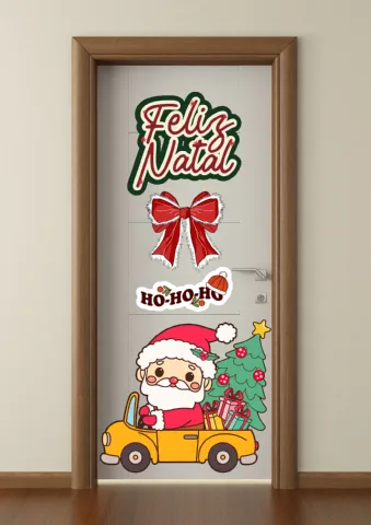🎄✨ 4 Painéis de Porta Natalinos Encantadores! 🎅🎁 — amostra 2: 🎄 Decore sua escola para o Natal