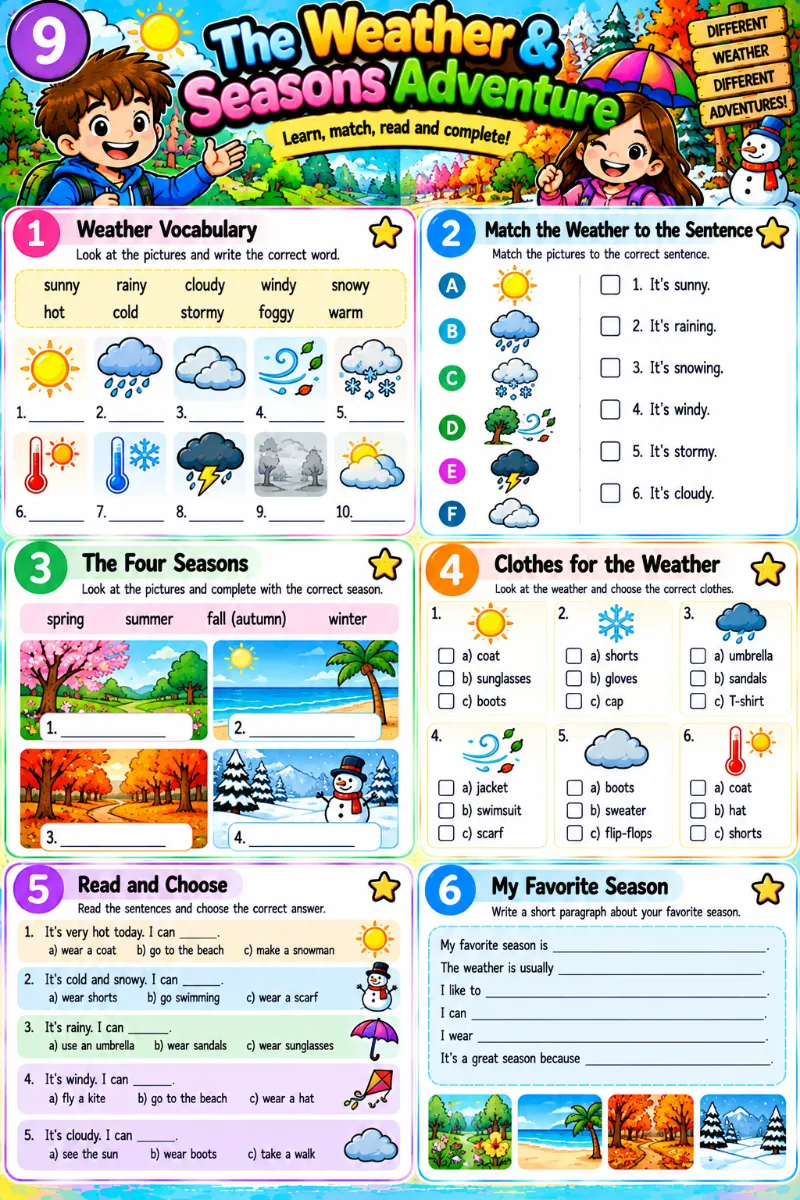 40 Atividades de Inglês Ilustradas- English quest — Atividades para Fundamental II (6º–9º): Uma coleção com 40 atividades…