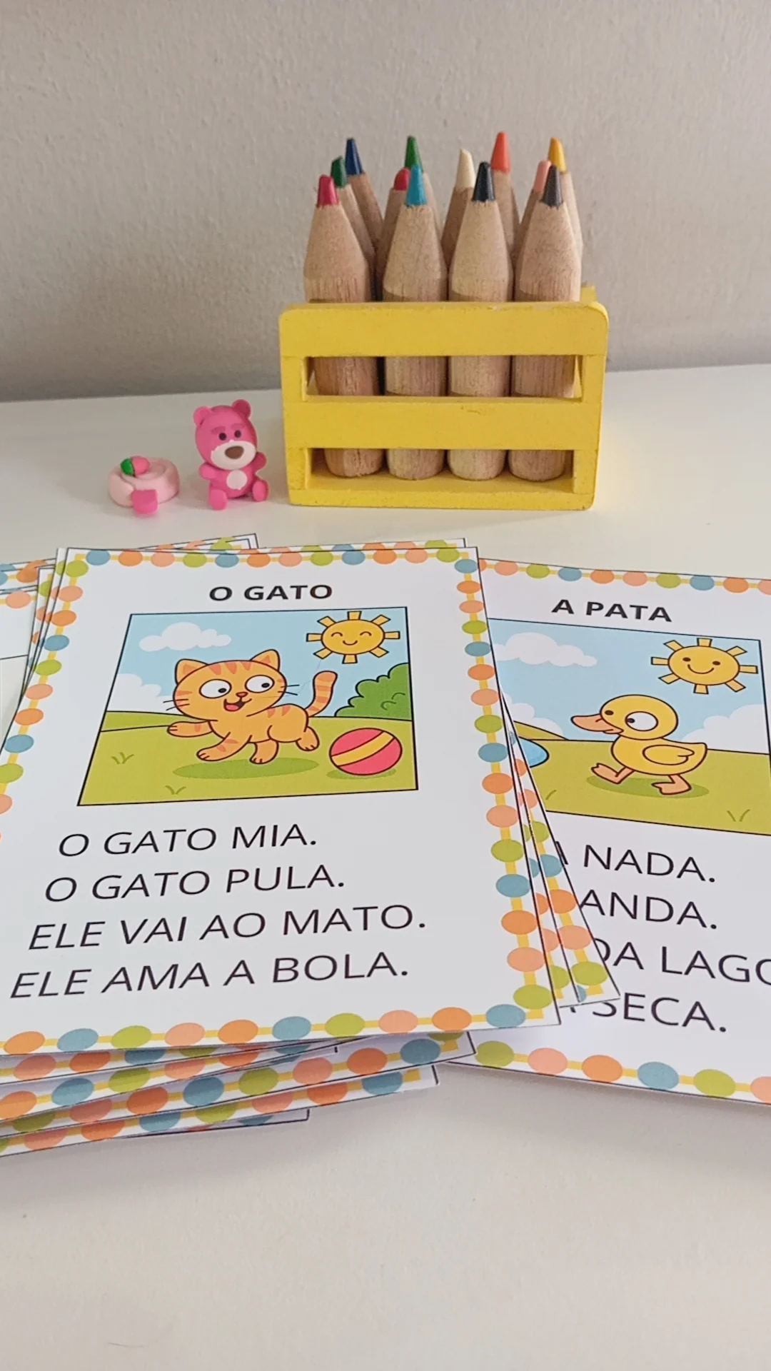 40 Leiturinhas – Caderno de Leitura Sílabas Simples — amostra 7: 💛 São 40 leiturinhas com sílabas simples, ideais para…