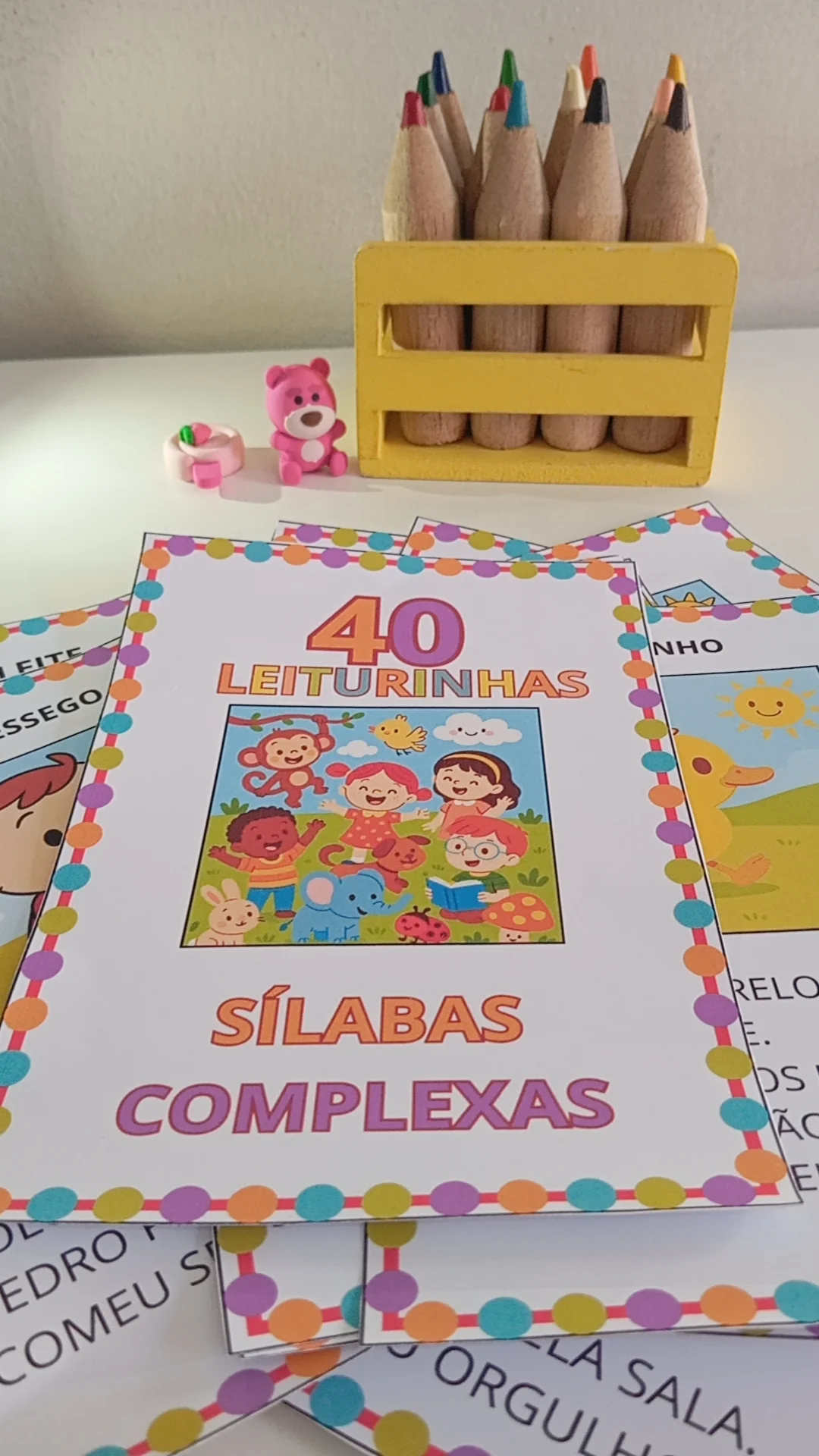 40 Leiturinhas – Sílabas Complexas | 1º e 2º Ano — capa do material