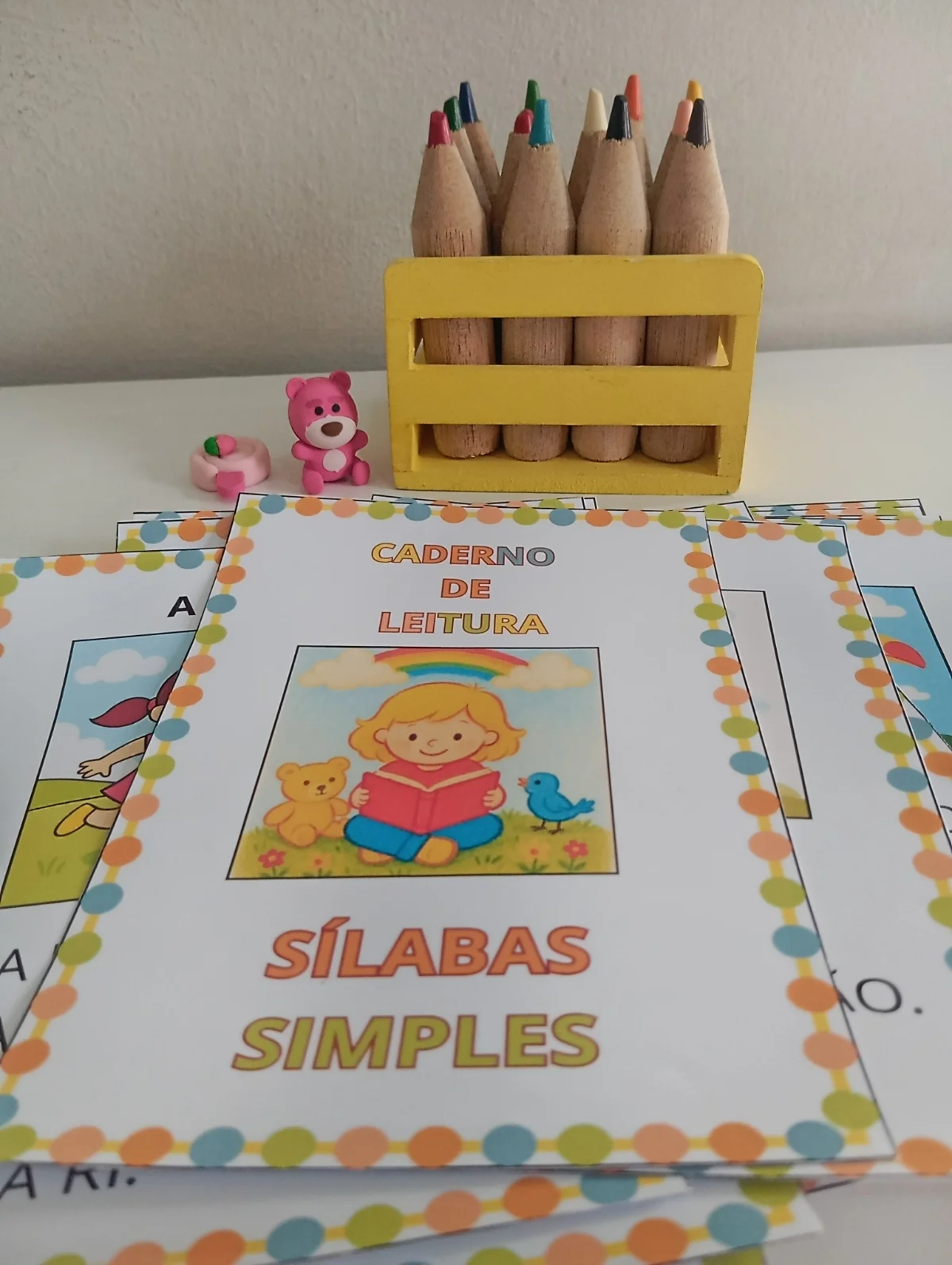 40 Leiturinhas – Sílabas Simples – Material Pedagógico — amostra 2: Material indicado para crianças em fase inicial de…