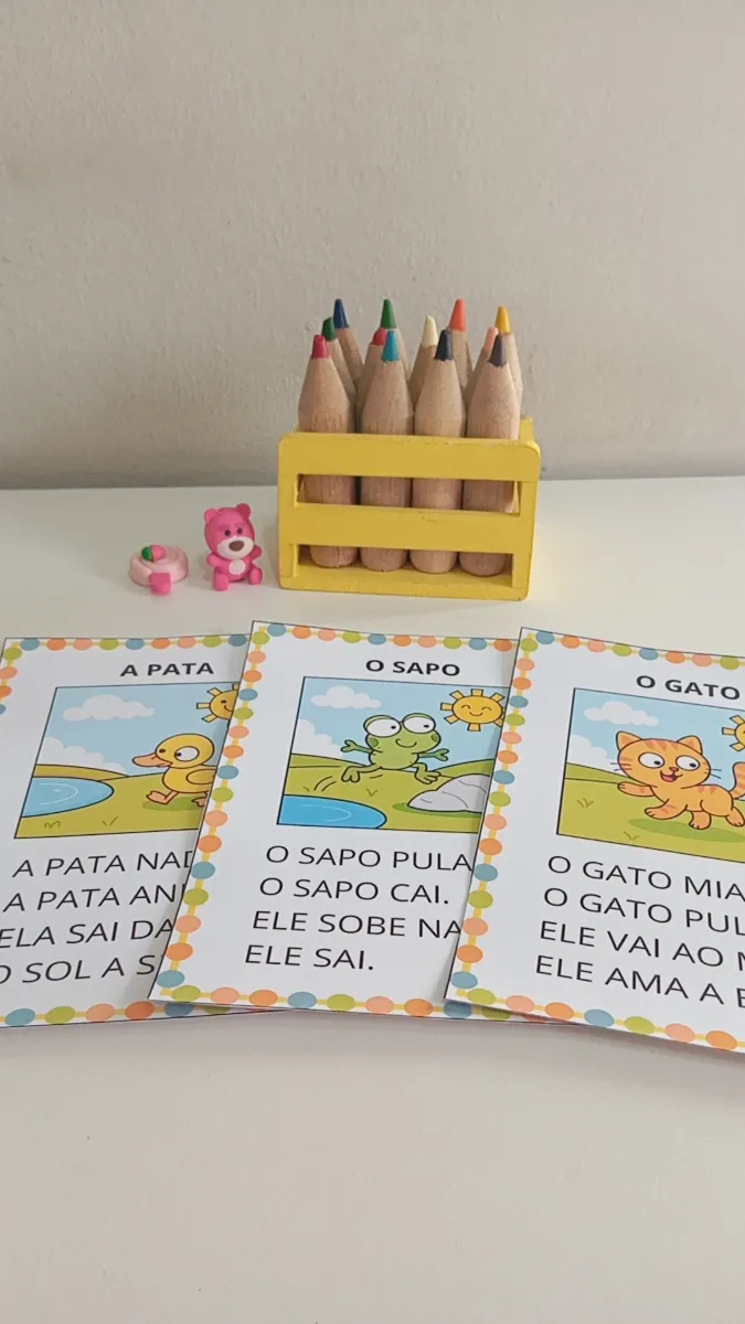 40 Leiturinhas – Sílabas Simples para Alfabetização — amostra 4: ✅ Reconhecimento e leitura de sílabas simples ✅…