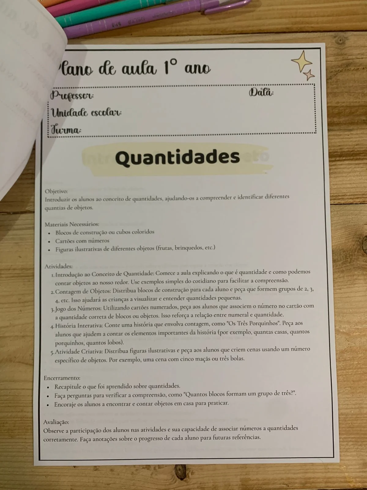 50 Planos de Aula para o 1º Ano – Material Pedagógico — amostra 3: Transforme suas aulas com praticidade e criatividade