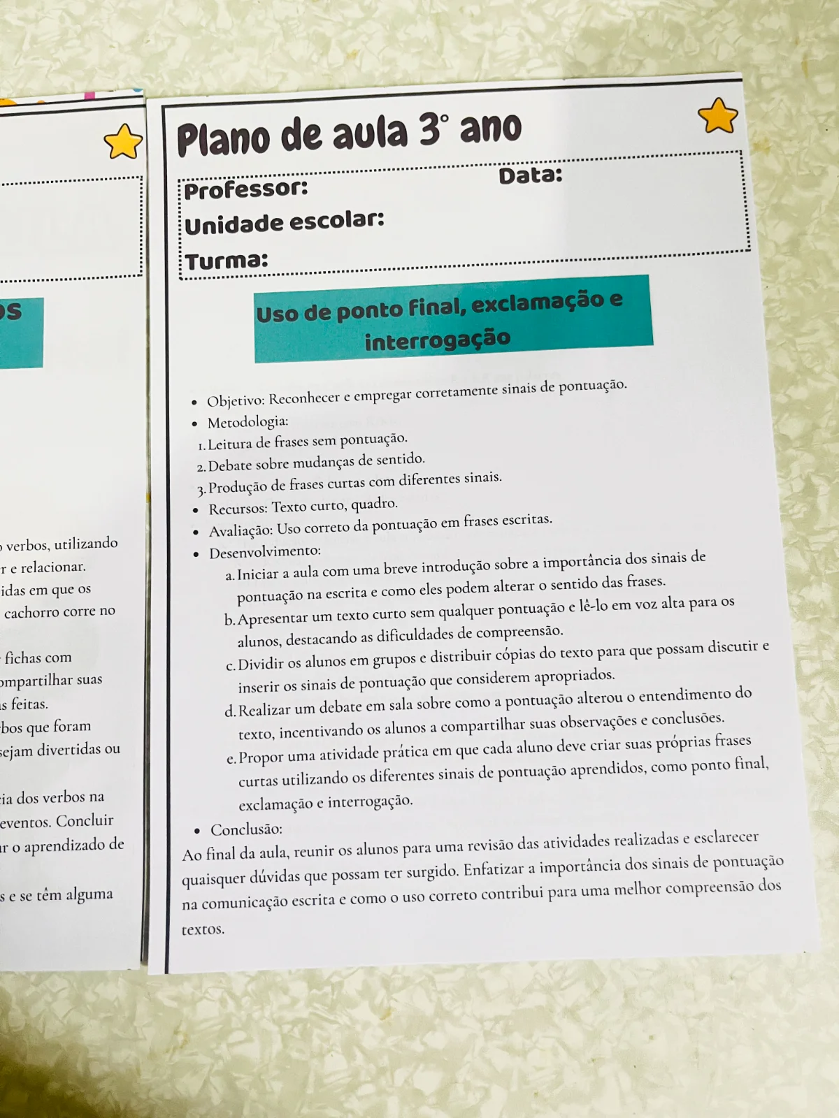 50 planos de aula prontos para o 3º ano — amostra 3: ✨📚 Professores do 3º ano, essa é para vocês 50 planos de aula prontos para o 3º ano — amostra 3: ✨📚 Professores do 3º ano, essa é para vocês