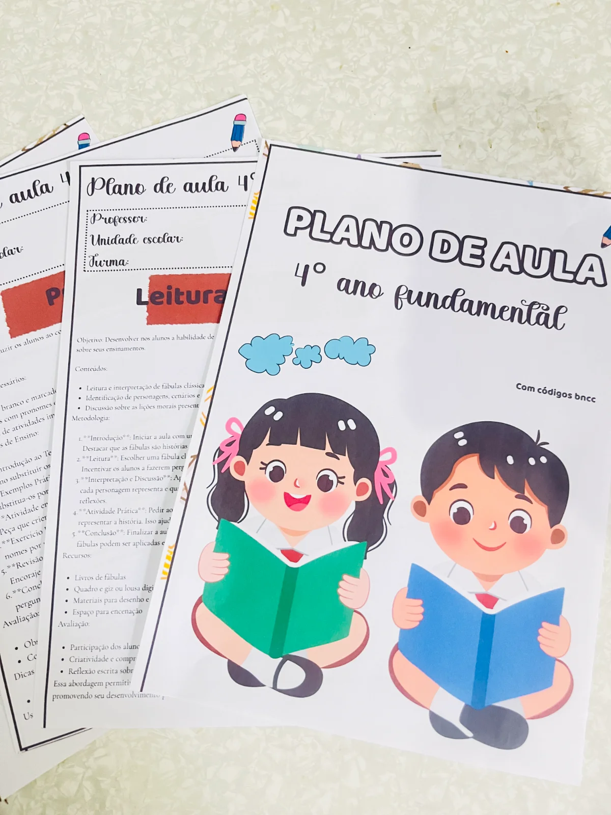 50 planos de aula prontos para o 4º ano do Ensino — amostra 4: ✨📚 Professores do 4º ano, essa é para vocês