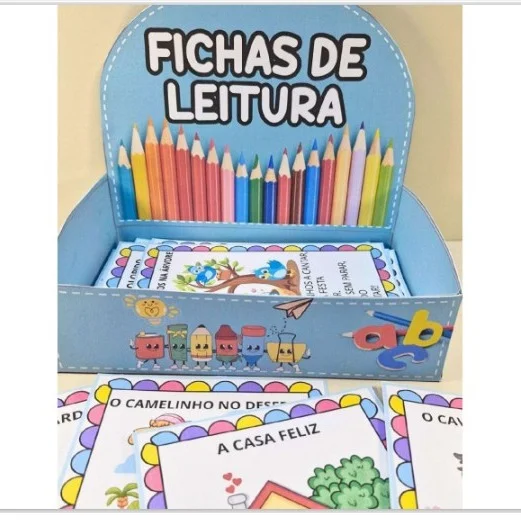 60 FICHAS DE LEITURA ed infantiao 3° Ano anos iniciais / ref. escolar — amostra 1: O Kit 60 Fichas de Leitura traz textos…