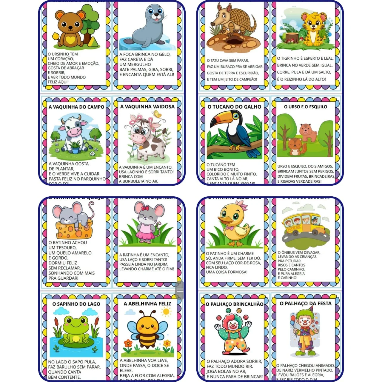60 FICHAS DE LEITURA ed infantiao 3° Ano anos iniciais / ref. escolar — amostra 2: O Kit 60 Fichas de Leitura traz textos…
