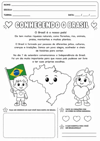 7 de Setembro: 15 Atividades sobre a Independência do Brasil — amostra 2: 15 atividades lúdicas e educativas sobre o 7 de…