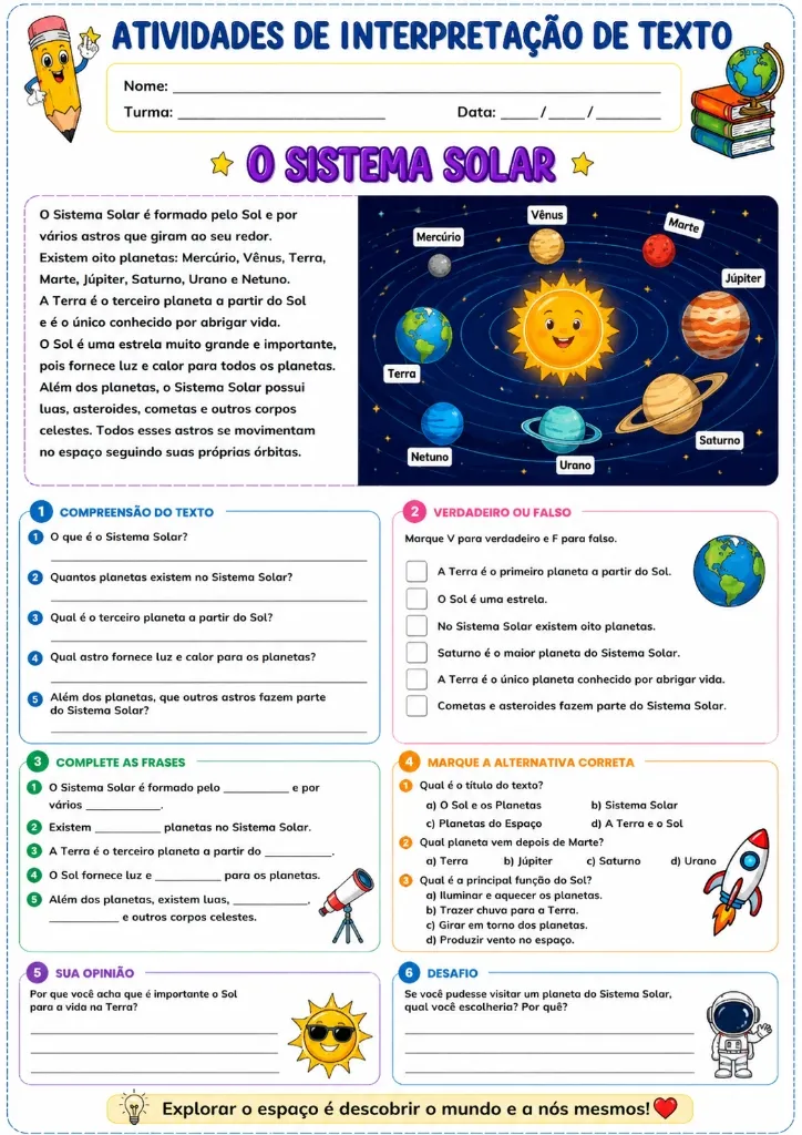 800 Atividades de Interpretação de Texto — amostra 4: 📚 Coletânea de atividades de ortografia e colorir com textos,…