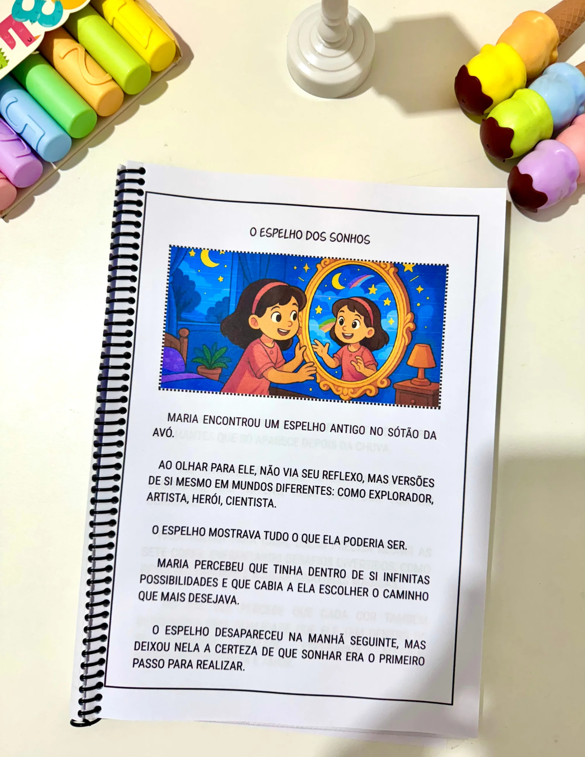90 Aventuras Secretas – Histórias para Alfabetização em PDF — amostra 4: Formato e impressão