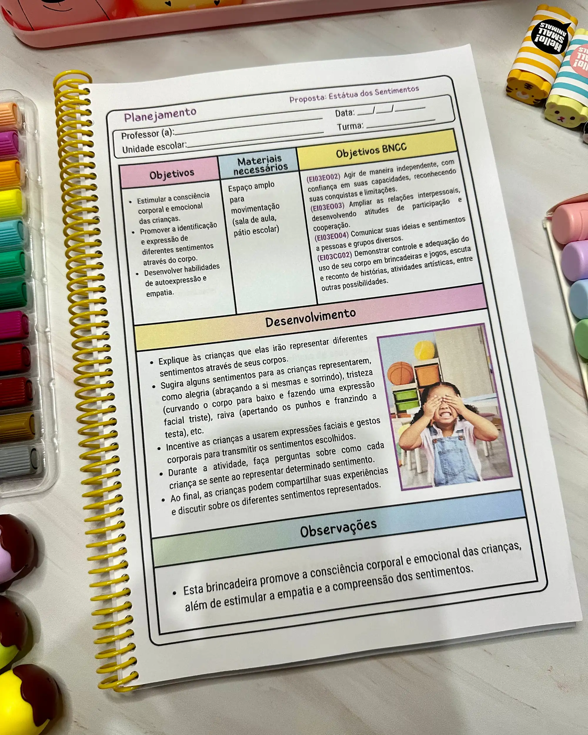 90 Planejamentos para Pré-Escola – Editáveis no Canva — amostra 6: Coletânea com 90 planejamentos lúdicos para Pré-Escola,…