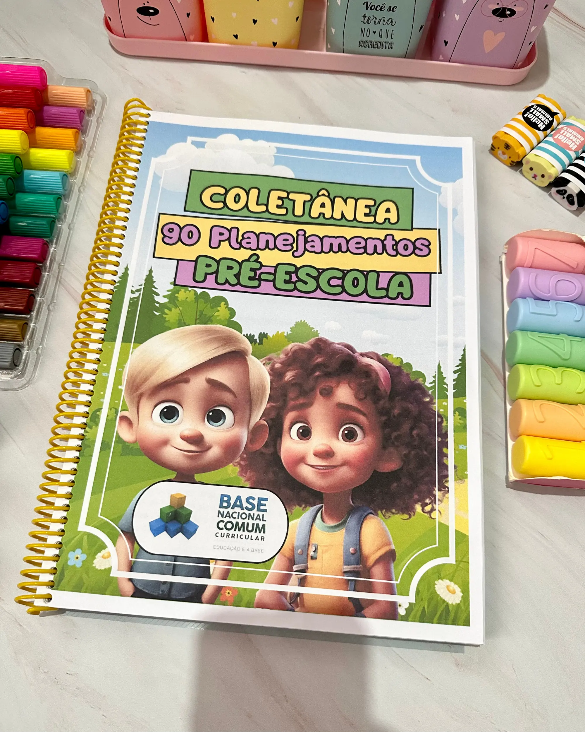 90 Planejamentos para Pré-Escola – Editáveis no Canva — Planners e organização para Educação Infantil: Coletânea com 90…