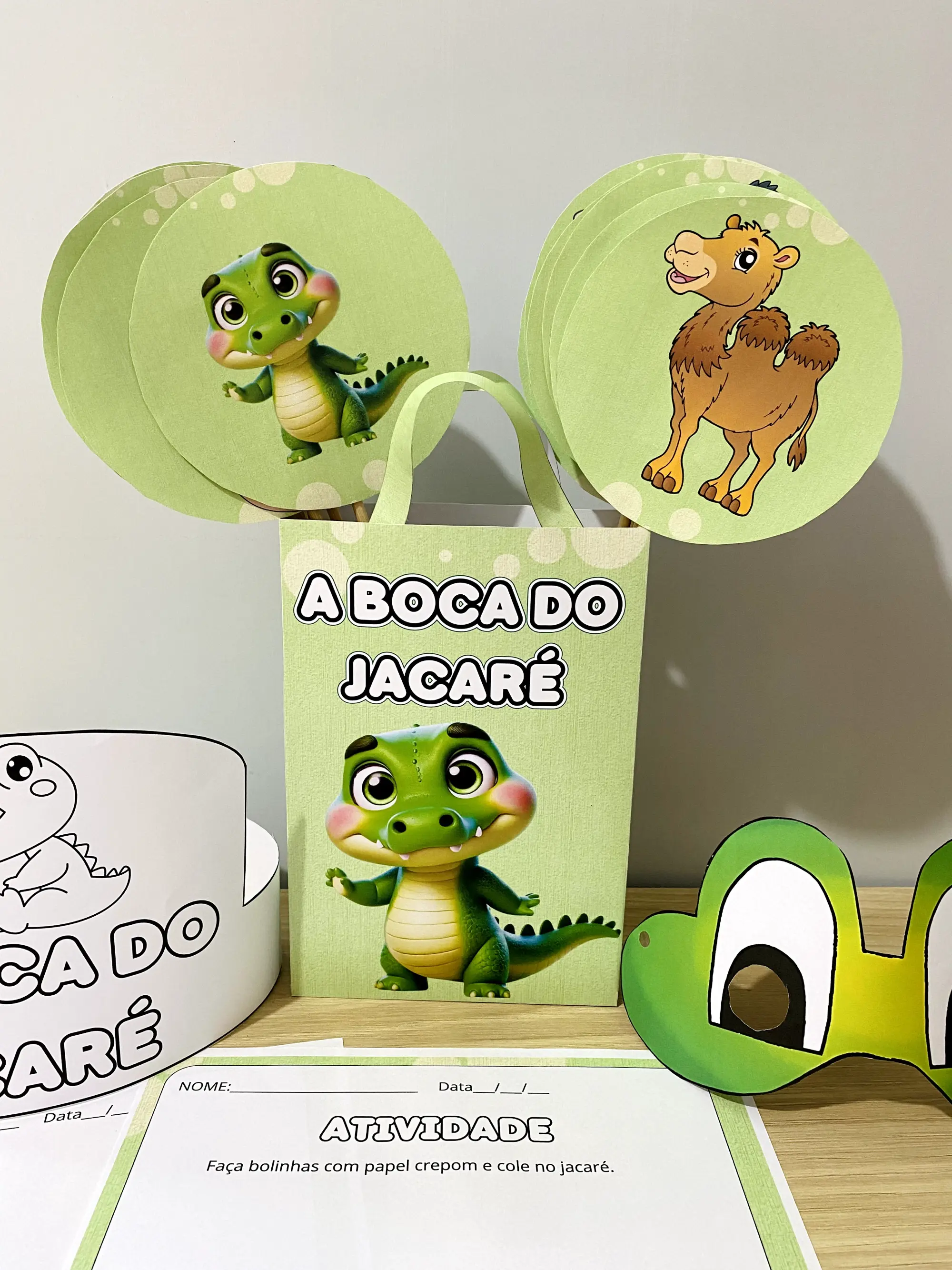 A Boca do Jacaré - Poema e Atividade Educação Infantil — amostra 1: Poema rimado 'A Boca do Jacaré' com atividade de…