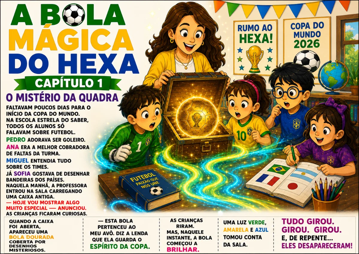 ⚽🏆✨ A BOLA MÁGICA DO HEXA – KIT COMPLETO DE LEITURA E INTERPRETAÇÃO. — amostra 2: ⚽🏆✨ A BOLA MÁGICA DO HEXA – KIT… ⚽🏆✨ A BOLA MÁGICA DO HEXA – KIT COMPLETO DE LEITURA E INTERPRETAÇÃO. — amostra 2: ⚽🏆✨ A BOLA MÁGICA DO HEXA – KIT…