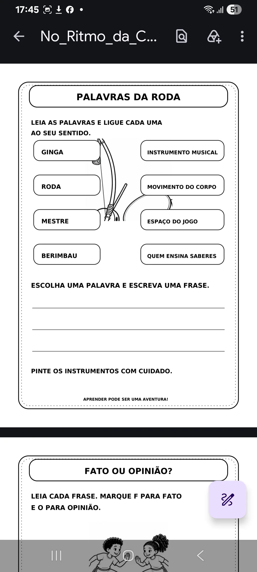 A capoeira patrimônio imaterial do nosso Brasil. — amostra 3: Explore a Consciência Negra com 5 atividades sobre capoeira…