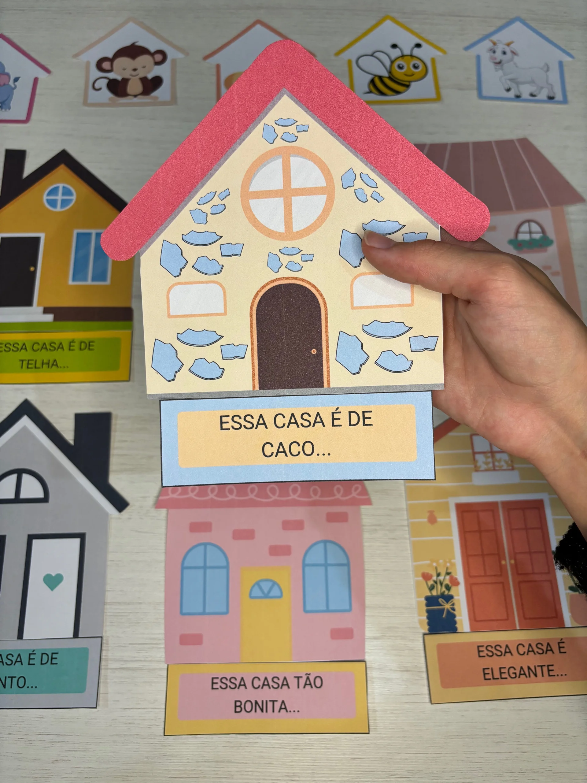 A Casa e o Seu Dono: Atividade de Alfabetização e Leitura Infantil — amostra 6: Recurso pedagógico interativo do poema "A…