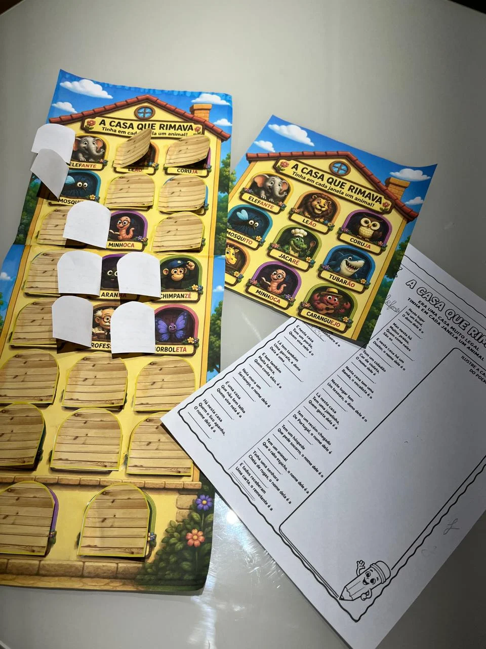 A CASA QUE RIMAVA - Educação Infantil e Ensino Fundamental — capa do material
