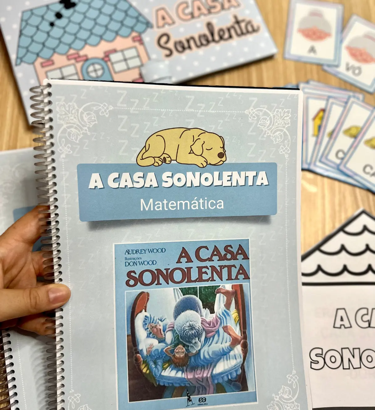 A Casa Sonolenta: Kit de Sequência Didática para Alfabetização — amostra 7: Explore linguagem e matemática com o kit A Casa…