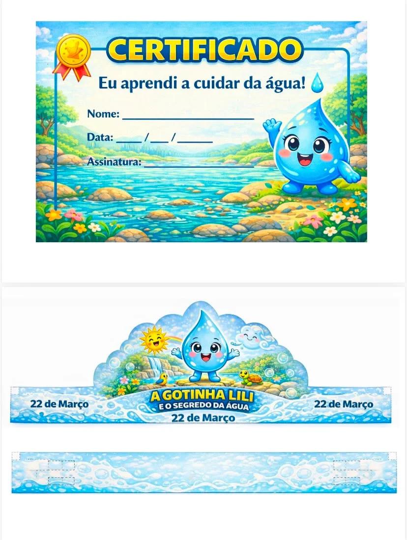 A Gotinha Lili E O Segredo da Água — amostra 4: Material pedagógico digital em PDF: A Gotinha Lili E O Segredo da Água