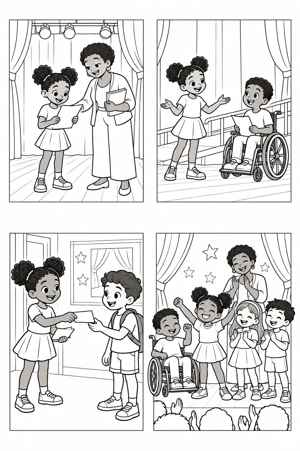 A Horta de Malu — Consciência Negra e Alfabetização para o 1º Ano — amostra 3: 5 atividades em preto e branco e página final