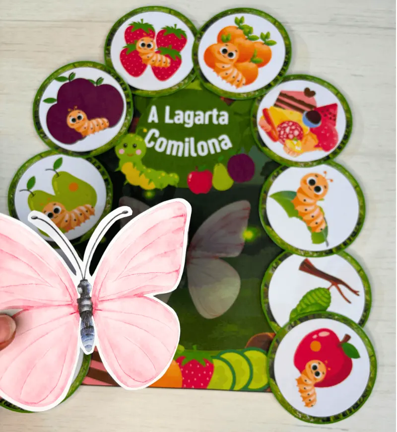 A Lagarta Comilona -História na Luva | PDF Educação Infantil — amostra 1: Luva para contação de história: “A Lagarta…