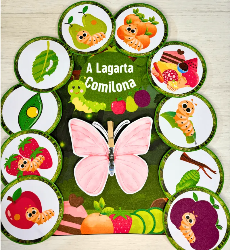 A Lagarta Comilona -História na Luva | PDF Educação Infantil — Atividades para Educação Infantil: Luva para contação de…