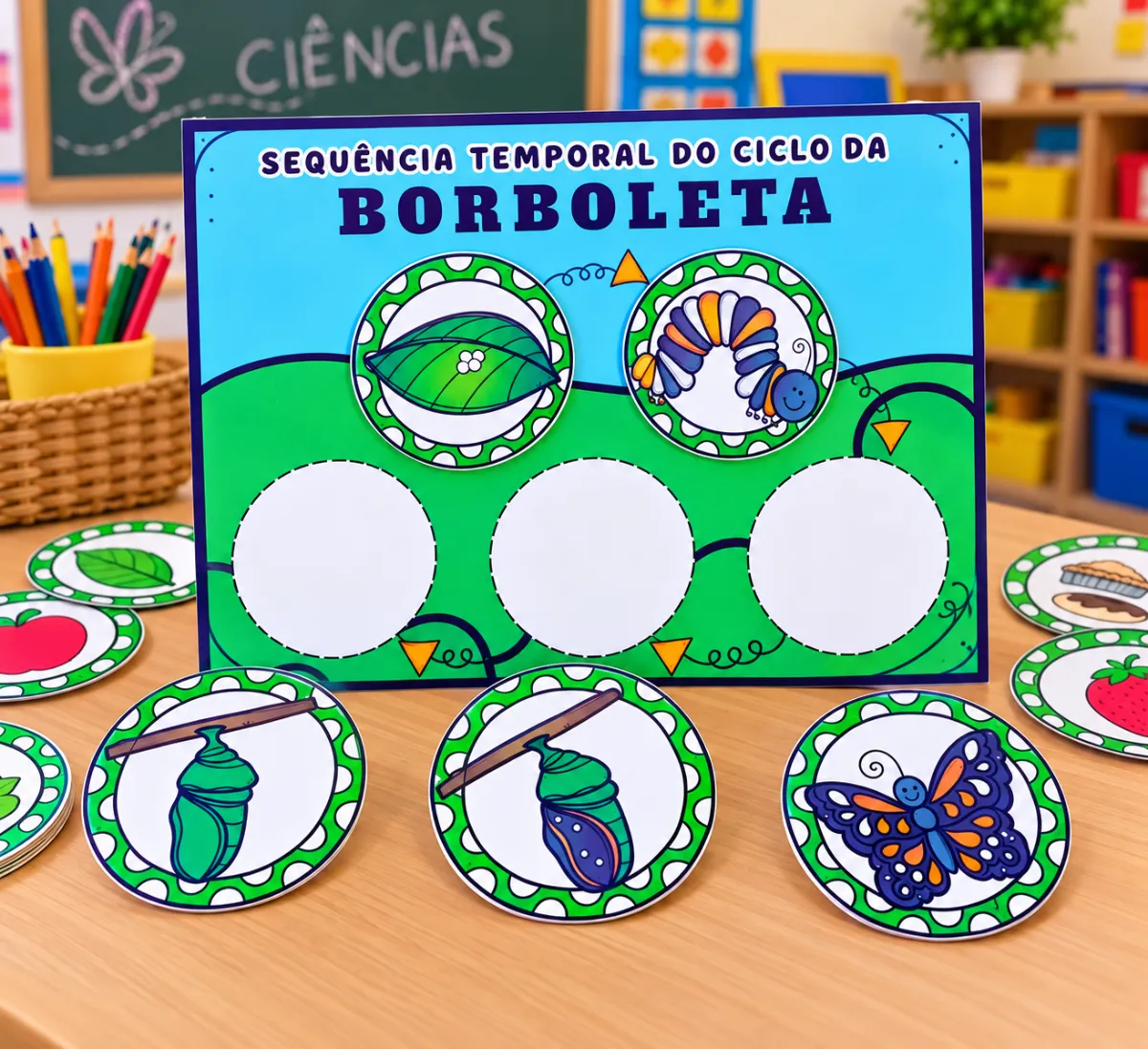 A Lagartinha Comilona – Atividade Pedagógica - Sequência didática — amostra 1: 🐛🦋 A LAGARTINHA COMILONA – KIT PEDAGÓGICO