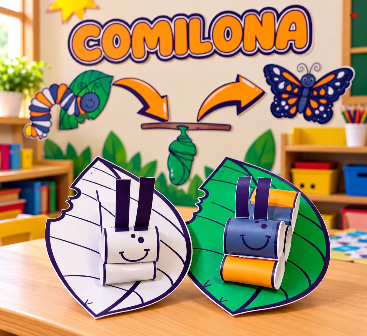 A Lagartinha Comilona – Atividade Pedagógica - Sequência didática — amostra 4: 🐛🦋 A LAGARTINHA COMILONA – KIT PEDAGÓGICO