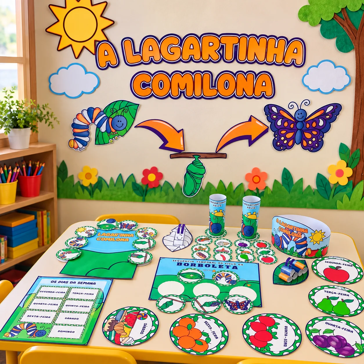 A Lagartinha Comilona – Atividades Pedagógica -Sequência didática — Alfabetização para Educação Infantil: Kit A Lagartinha…
