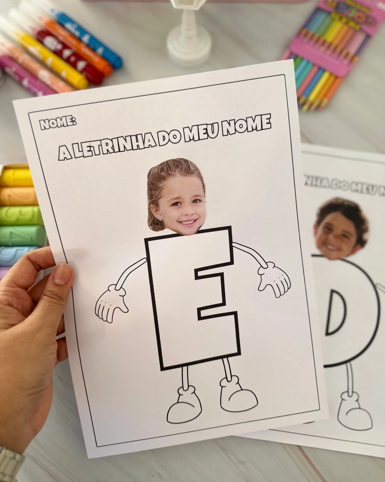 A Letrinha do Meu Nome Atividades Letra Inicial do Nome — capa do material