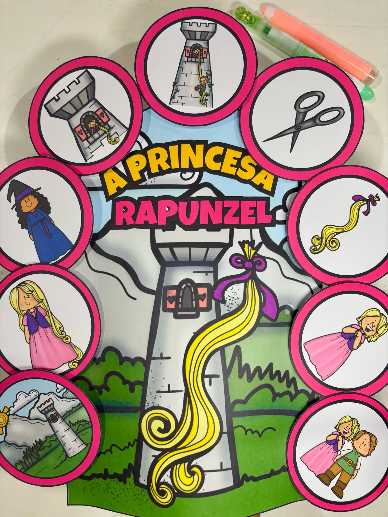 A Luva de Histórias: A Princesa Rapunzel — amostra 4: 💖A Luva de Histórias: A Princesa Rapunzel é um recurso pedagógico…