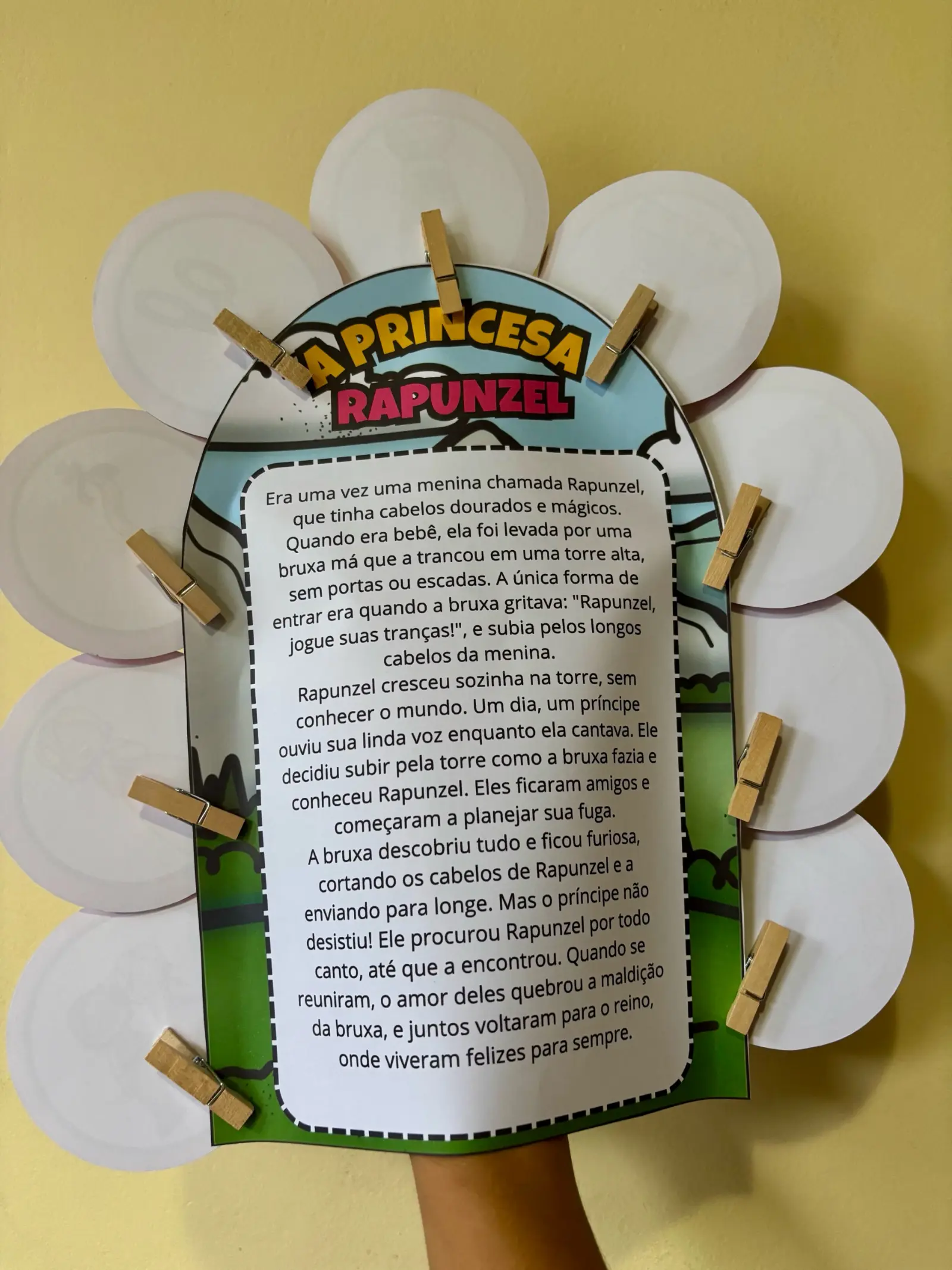 A Luva de Histórias: A Princesa Rapunzel — amostra 5: 💖A Luva de Histórias: A Princesa Rapunzel é um recurso pedagógico…