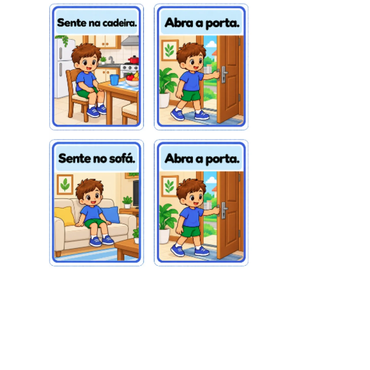 A Mamãe Pediu! – 20 Cartas de Comandos do Dia a Dia — amostra 3: Como utilizar o recurso?